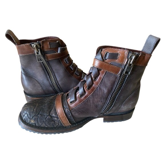 Cuadra Men\'s Urban Woven  Leather Round Toe  Cowboy Boot Size‎ 8 main image 6